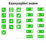 Знаки евакуаційні